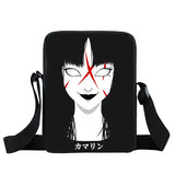 Horror Manga Crossbody Bag Junji Itou/Shintaro Kago Women Handbag Shoulder Bag