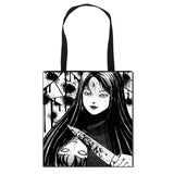 Horror Manga Totes Bag Women Handbag Shoulder Bag Large Capacity Shopping Bags