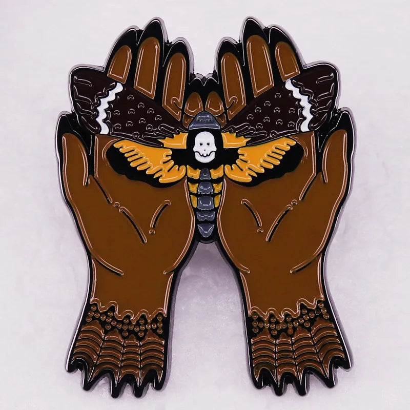 Horror Movie Series Halloween Enamel Pins Lapel Badges for Backpack