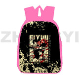 3D Demon Slayer Kimetsu No Yaiba Backpack Pink Children School Bag