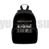 16 Inch Bungou Stray Dogs Backpack Dazai Osamu 3D Anime School Bag