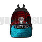 16 Inch Bungou Stray Dogs Backpack Dazai Osamu 3D Anime School Bag