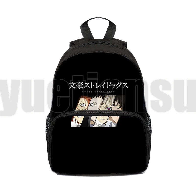 16 Inch Bungou Stray Dogs Backpack Dazai Osamu 3D Anime School Bag