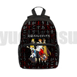16 Inch Bungou Stray Dogs Backpack Dazai Osamu 3D Anime School Bag