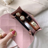Casual Crossbody Bag for Women Lingge Messenger Style