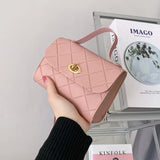 Casual Crossbody Bag for Women Lingge Messenger Style