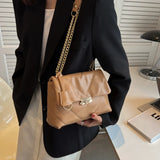 Hot Chain PU Leather Small Crossbody Bags for Women