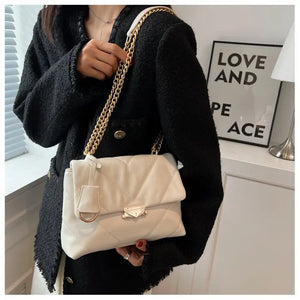 Hot Chain PU Leather Small Crossbody Bags for Women