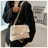 Hot Chain PU Leather Small Crossbody Bags for Women