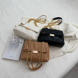 Hot Chain PU Leather Small Crossbody Bags for Women