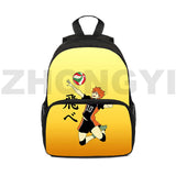Haikyuu Kids Backpack 3D Print Karasuno School Bag 16 Inch Nekoma