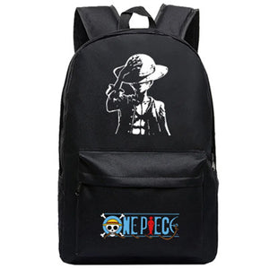 Anime One Piece Trafalgar Law Luffy School Bag Cosplay Backpack