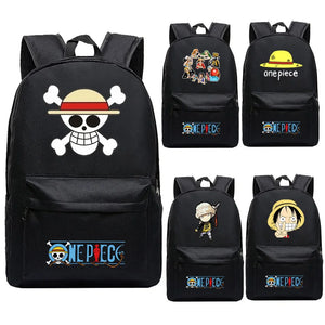 Anime One Piece Trafalgar Law Luffy School Bag Cosplay Backpack