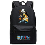 Anime One Piece Trafalgar Law Luffy School Bag Cosplay Backpack