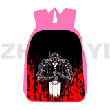 Canvas 3D Berserk Backpack 12/16 Inch Anime Schoolbag