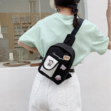 Cartoon Astronaut Fanny Pack Blackpink Pure Girls Phone Bag
