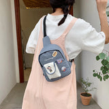 Cartoon Astronaut Fanny Pack Blackpink Pure Girls Phone Bag