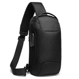 Anti-thief Men Chest Bag USB Charging Waterproof Shoulder Bags