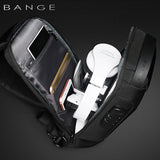 Anti-thief Men Chest Bag USB Charging Waterproof Shoulder Bags