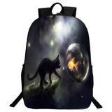 Hot Cat Cartoon Backpack Boys&Girls School Bags Primary Backpack