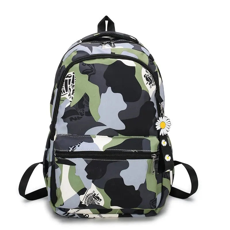 Camouflage Boys Laptop Backpacks Girl Travel Bags School Students
