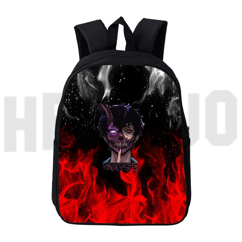 Corpse Husband Backpack 3D Anime Travel Daily Pack for School 12/16 Inch