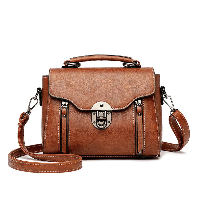 Hot Cross Body Bag Women Retro Handheld Shoulder Bag Versatile Small Square Bag