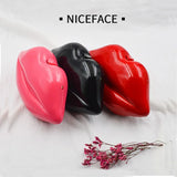Acrylic Jelly red-mouth Clutch Bag for Women