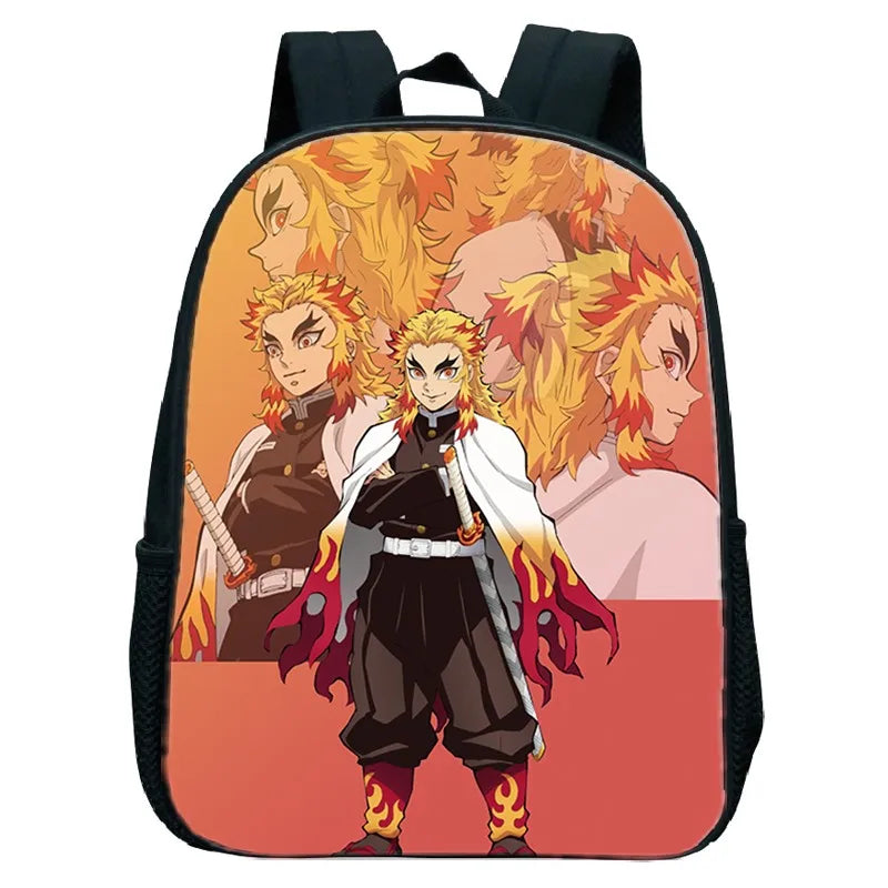 Demon Slayer Rengoku Kyoujurou Backpack for Kids
