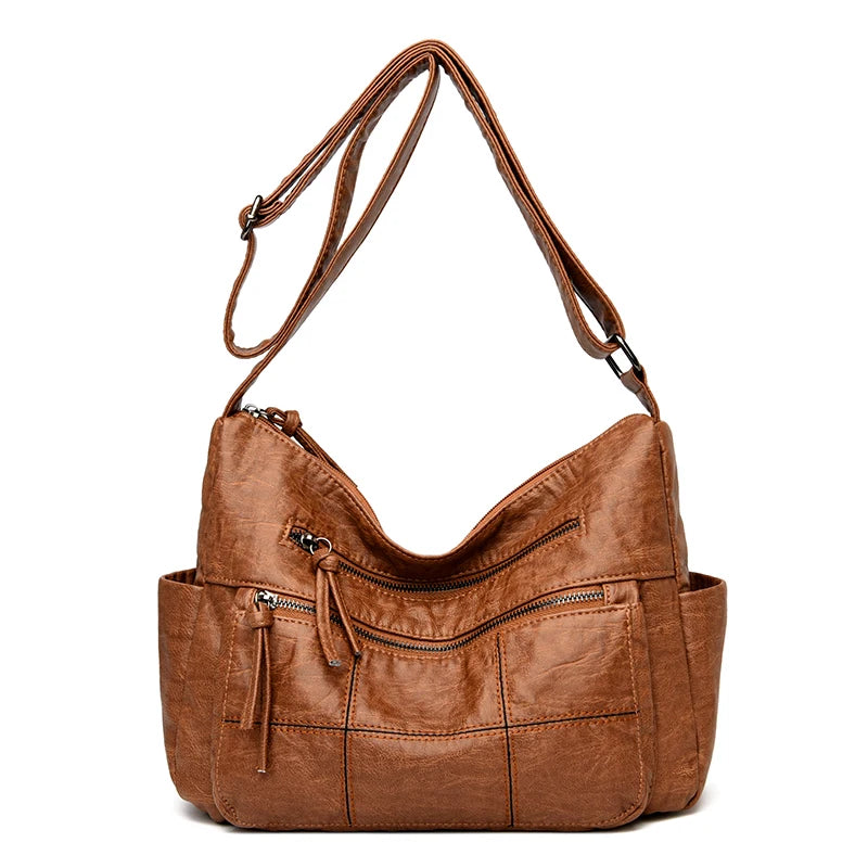 Soft Leather Shoulder Crossbody Bags Handbags Women Bags Messenger Bag Purses