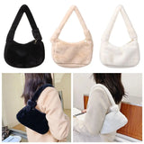 Fluffy Shoulder Bag Mini Winter Tote for Women