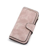Retro Women Wallets Large Capacity Purse Long Tri-fold Multi-pocket