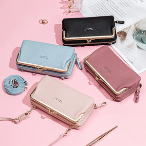 Mini Matte Leather Crossbody Bag Women Shoulder Messenger Clutch Bolsas