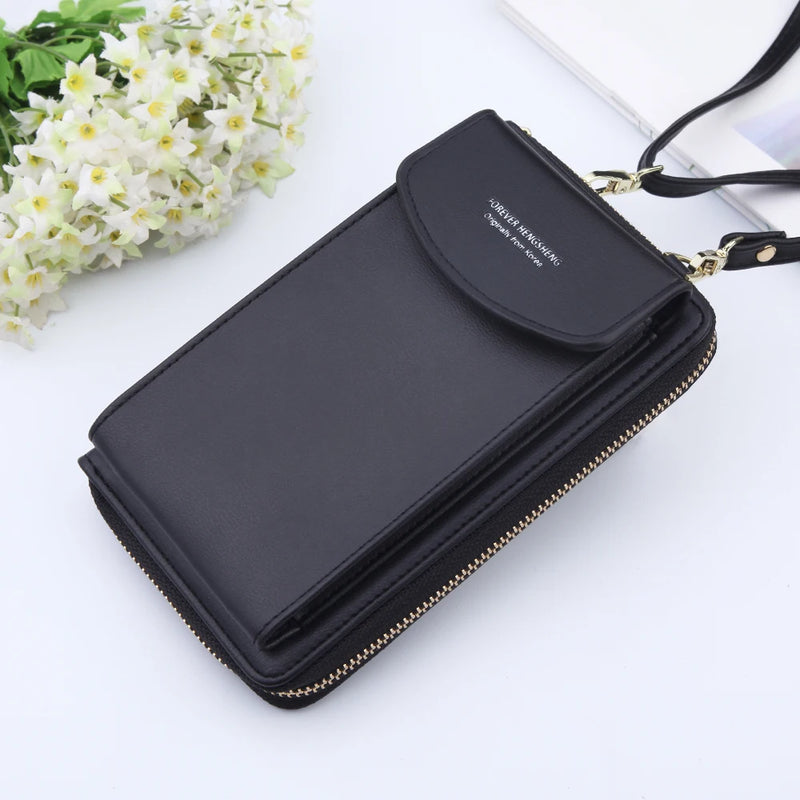 Small Crossbody Bag Women PU Leather Shoulder Messenger Clutch Wallet