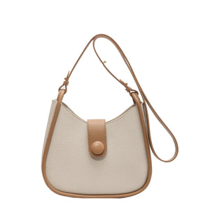 Vintage PU Leather Bucket Crossbody Sling Bags for Women Lady Shoulder Handbags