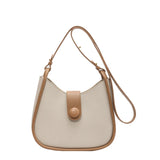 Vintage PU Leather Bucket Crossbody Sling Bags for Women Lady Shoulder Handbags