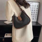 Vintage PU Leather Bucket Crossbody Sling Bags for Women Lady Shoulder Handbags