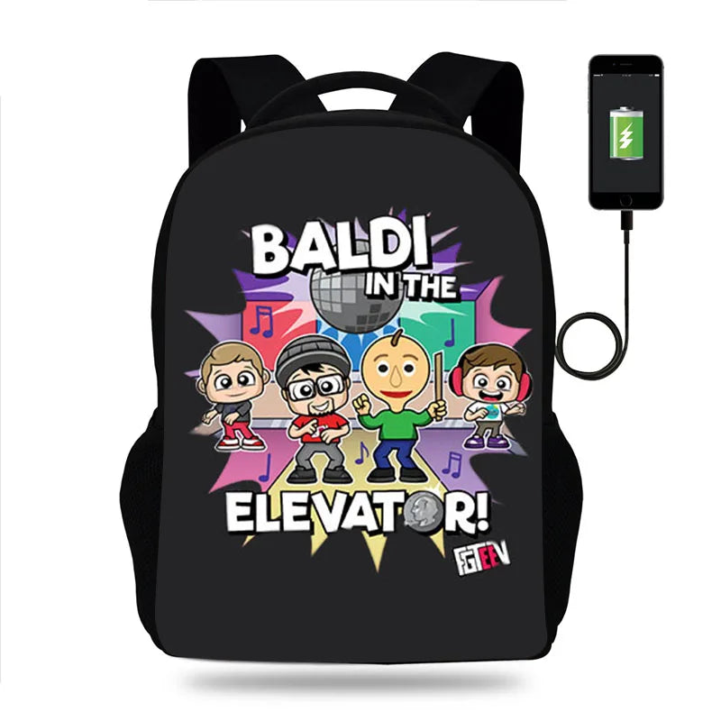 Hot Fgteev Backpack Boys Girls School Bag Men Women Rucksack Teens Students