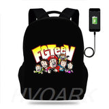 Hot Fgteev Backpack Boys Girls School Bag Men Women Rucksack Teens Students