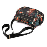 Floral Rural Style Oxford Ladies Hand Bag Crossbody Shoulder Messenger Bag