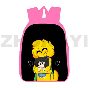 12/16 Inch Mikecrack 3D Print Backpack Mini Canvas Teens Bookbags