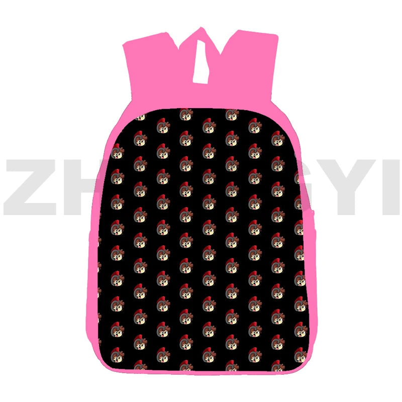 12/16 Inch Mikecrack 3D Print Backpack Mini Canvas Teens Bookbags