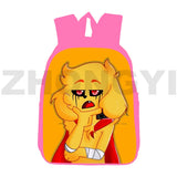 12/16 Inch Mikecrack 3D Print Backpack Mini Canvas Teens Bookbags