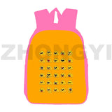 12/16 Inch Mikecrack 3D Print Backpack Mini Canvas Teens Bookbags