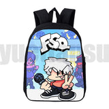 3D FNF Backpack School Bag Canvas Girls Travel Laptop Unisex Harajuku Mochila