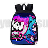 3D FNF Backpack School Bag Canvas Girls Travel Laptop Unisex Harajuku Mochila
