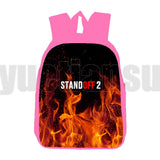 3D Print Standoff 2 Backpacks Children Anime Backpack 12/16 Inch Boys