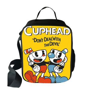 Cuphead Mugman Cooler Lunch Bag for Kids
