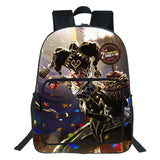 Game Fire Backpack Male High School Students Bag Large Capacity Casual Street
