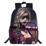 Game Fire Backpack Male High School Students Bag Large Capacity Casual Street